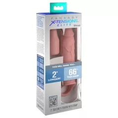   Pipedream - X-TENSION Elite 2 - munandiringiga peenisehüls (naturaalne)