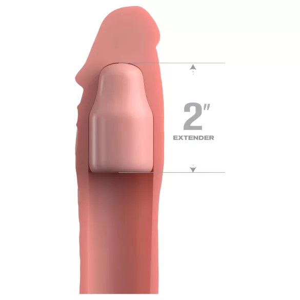 Pipedream - X-TENSION Elite 2 - lõigatav peenisekate (naturaalne)