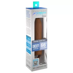   Pipedream - X-TENSION Elite - avatud otsaga peenisekate (tume naturaalne)