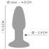 You2Toys - silikoonist anaalpistik (värviline)