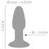 You2Toys - silikoonist anaalpistik (värviline)