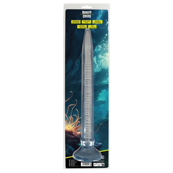 Beasty Cocks Eel of Ecstasy - eriti pikk dildo - sinine