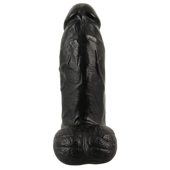 Realistixxx Real Giant - realistlik munanditega dildo - 22 cm - must