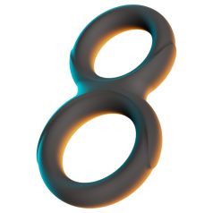 Erecto - topelt peenisekõru - must