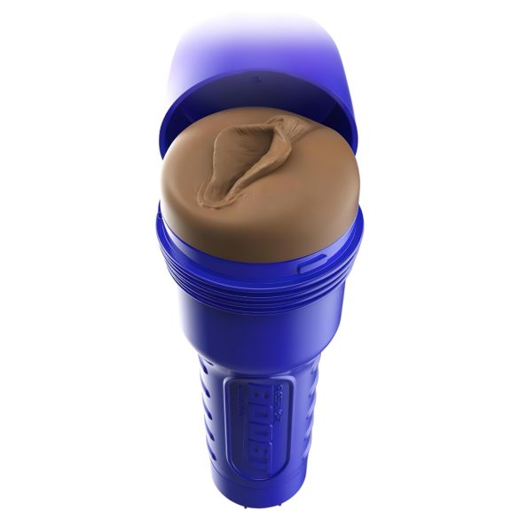 Fleshlight Boost Bang - masturbaator realistliku tupega - pruun