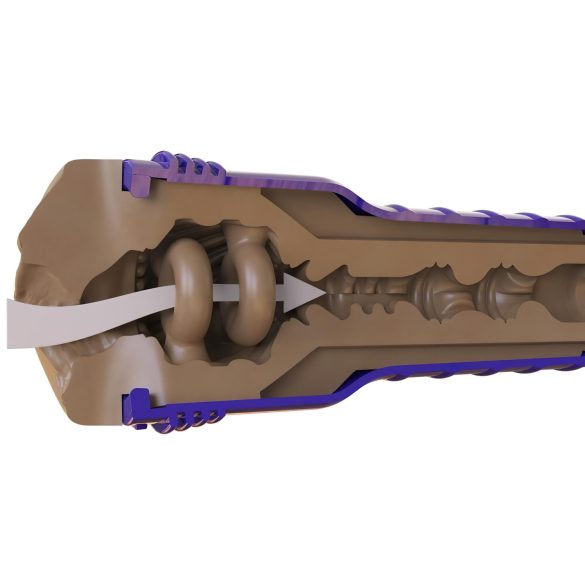 Fleshlight Boost Bang - masturbaator realistliku tupega - pruun