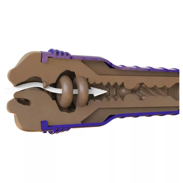 Fleshlight Boost Blow - suu masturbator - realistlik - pruun