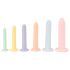 Kuus ühes - dildotreener komplekt - 6 tk (värviline)