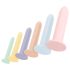 Kuus ühes - dildotreener komplekt - 6 tk (värviline)