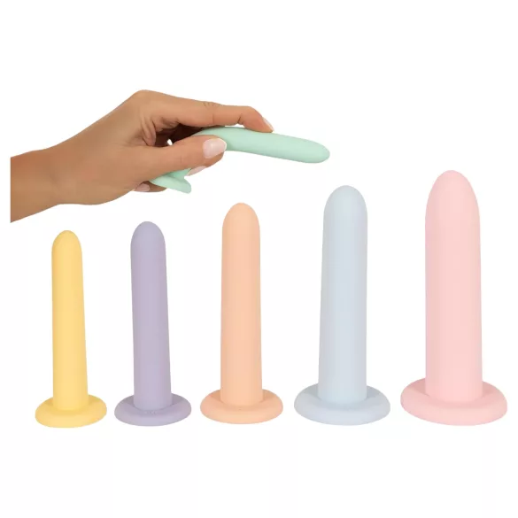 Six in a Row - dildotrenažöör komplekt - 6 tk - värviline