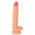 Realistixxx Real Giant - realistlik suur dildoga munanditega - naturaalne