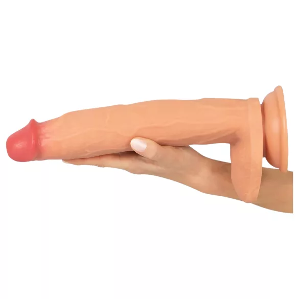 Realistixxx Real Giant - realistlik suur dildoga munanditega - naturaalne