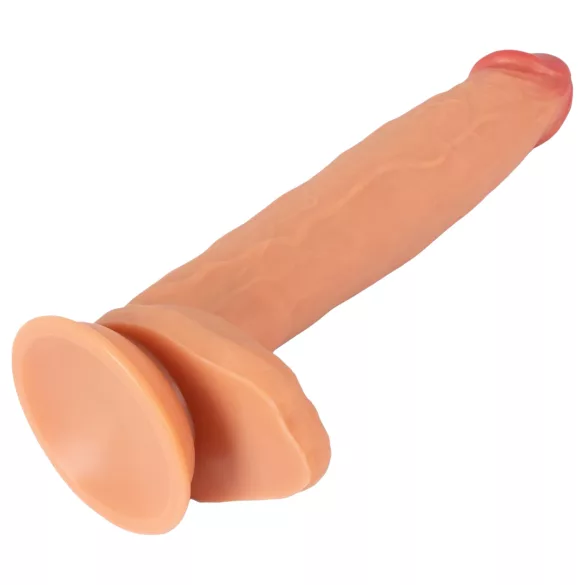 Realistixxx Real Giant - realistlik suur dildoga munanditega - naturaalne