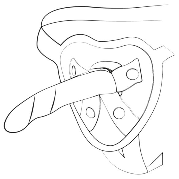 ROMP Piccolo - silikoonist dildo - painduv - sinine/lilla