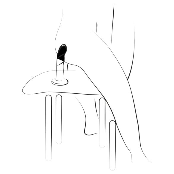 ROMP Piccolo - silikoonist dildo - painduv - sinine/lilla