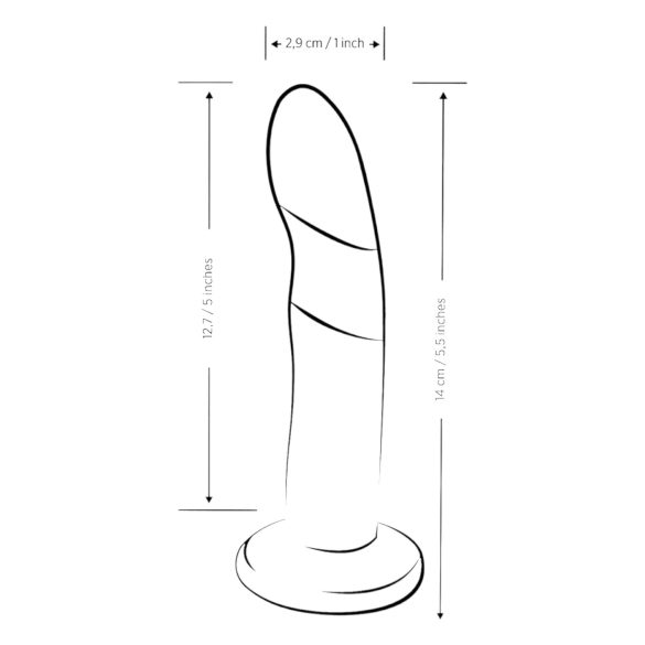 ROMP Piccolo - silikoonist dildo - painduv - sinine/lilla