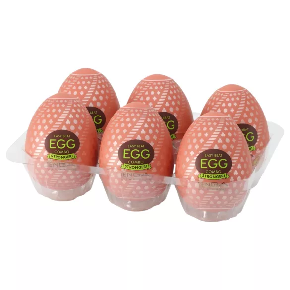 TENGA Egg Combo Stronger - masturbatsiooni muna komplekt 6 tk
