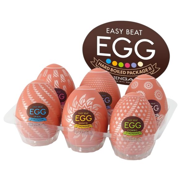 TENGA - Tugevam munakujuline masturbaatorikomplekt - 6 tk
