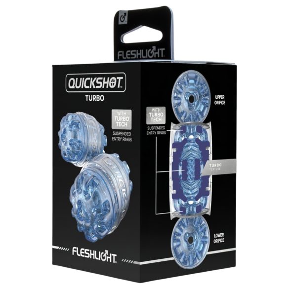 Fleshlight Quickshot Turbo - reisimastrubaator - sinine