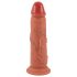 Realistixxx – elutru, topeltkihiline dildo (naturaalne)