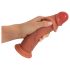Realistixxx – elutru, topeltkihiline dildo (naturaalne)