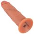 Realistixxx – elutru, topeltkihiline dildo (naturaalne)