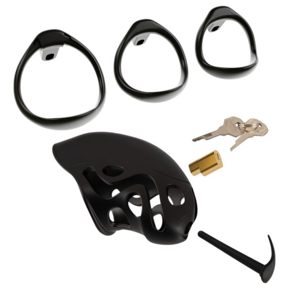 You2Toys - peenisekate peenisplugiga - must