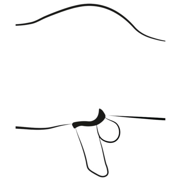 You2Toys - peenisekate peenisplugiga - must