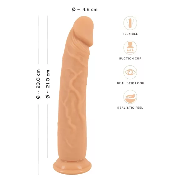You2Toys - dildo meestele - realistlik suurus 23cm