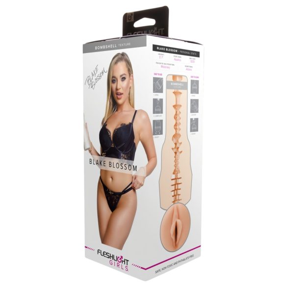 Fleshlight Blake Blossom Bombshell - realistlik masturbaator - naturaalne