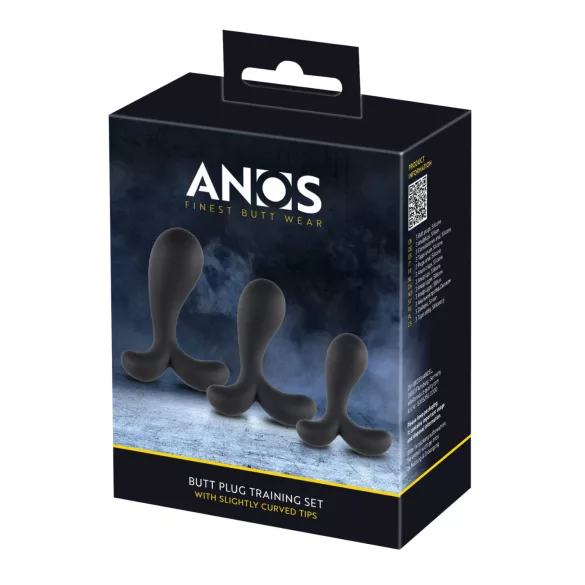 ANOS - anaaltreeningu nibusete komplekt - must