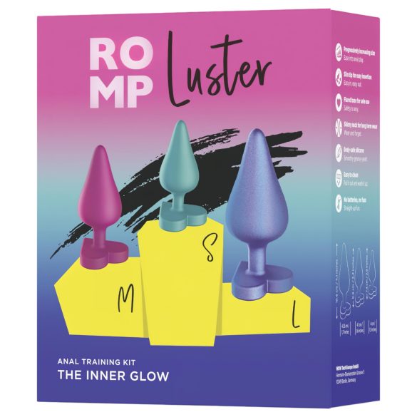 ROMP Luster - anaalitreeningu komplekt - 3 tk