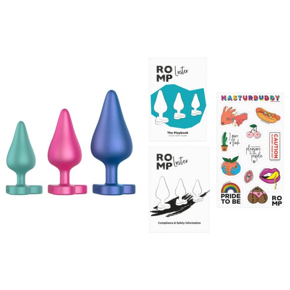 ROMP Luster - anaalitreeningu komplekt - 3 tk