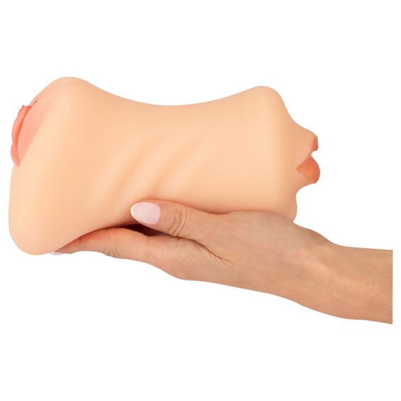 Nature Skin - masturbaator tupe ja suu avaga - naturaalne