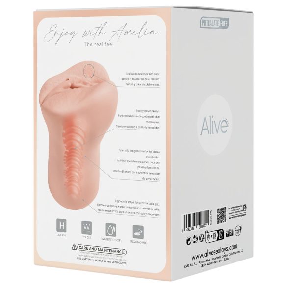 Alive Amelia S - masturbator naiste tupega - naturaalne
