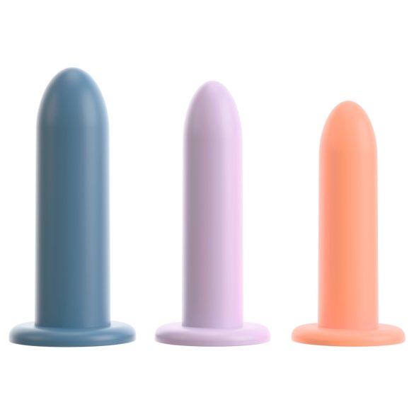 Three in a Row - dildode komplekt treeninguks - 3 tk - värvilised