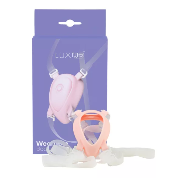 Luksuslik strap-on valgeks kliitorivibraatoriks