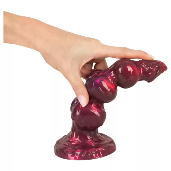 Beasty Cocks - libahunt Willie dildo iminapaga - burgundia (21 cm)