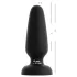 Black Velvets - iminapaga silikoonist anaaltapp (must) - L