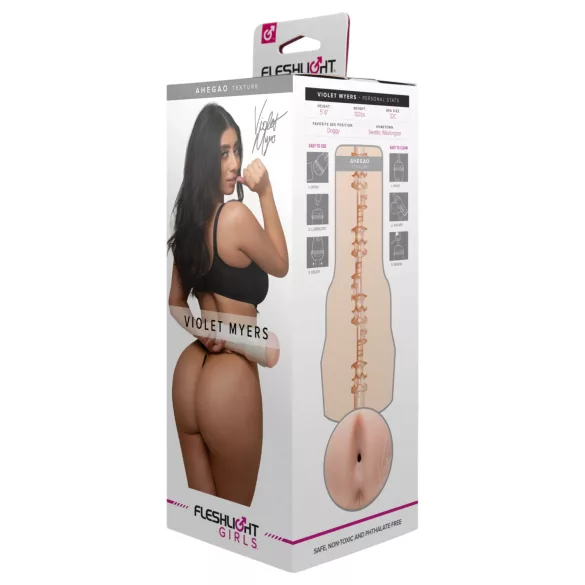 Fleshlight Girls Violet Myers Ahegao - elutru tagumikmasturbaator (naha­tooni)