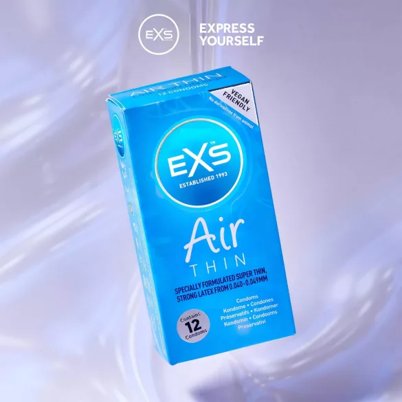 EXS Air Thin - lateks kondoomid - eriti õhuke - 12 tk