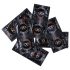 EXS Black - lateksikondoom - must (100 tk)