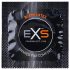 EXS Black - lateksikondoom - must (100 tk)