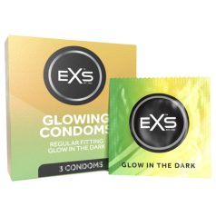 EXS Glow - helendav kondoom - 3 tk