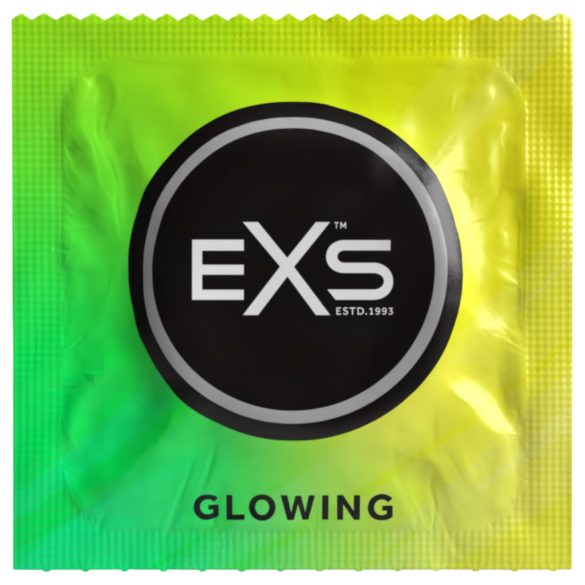 EXS Glow - helendav kondoom (3 tk)