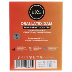   EXS maitsestatud oraalkile maasikaga - lateksist kaitsekile (1 tk)
