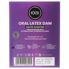   EXS viinamarjamaitseline suuseksisall - lateksist kaitserätik (1 tk)