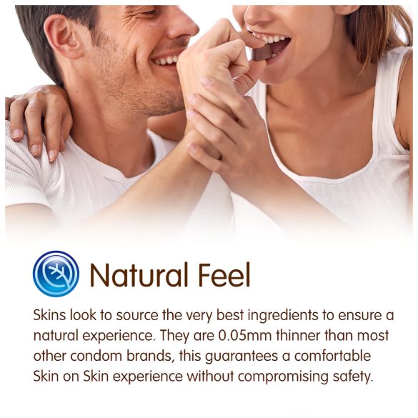 Skins - šokolaadimaitseline kondoom - 4 tk