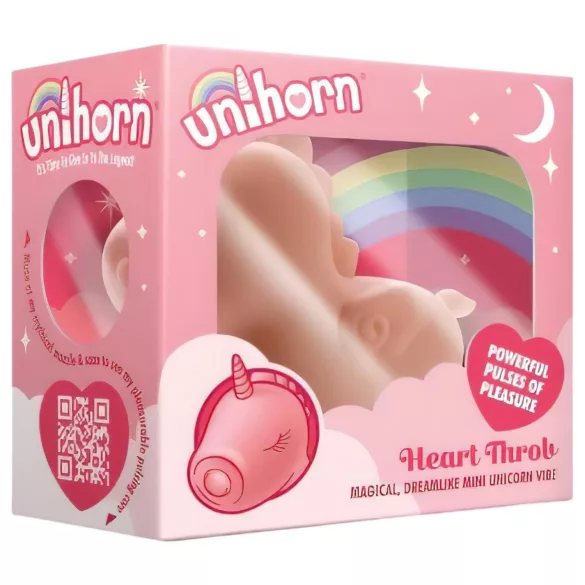 Unihorn Heart Throb - akuga kliitoristimulaator - roosa