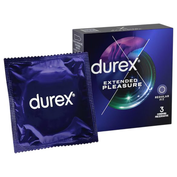 Durex - kondoomid - kauakestev/lükkab edasi - 56mm (3tk)